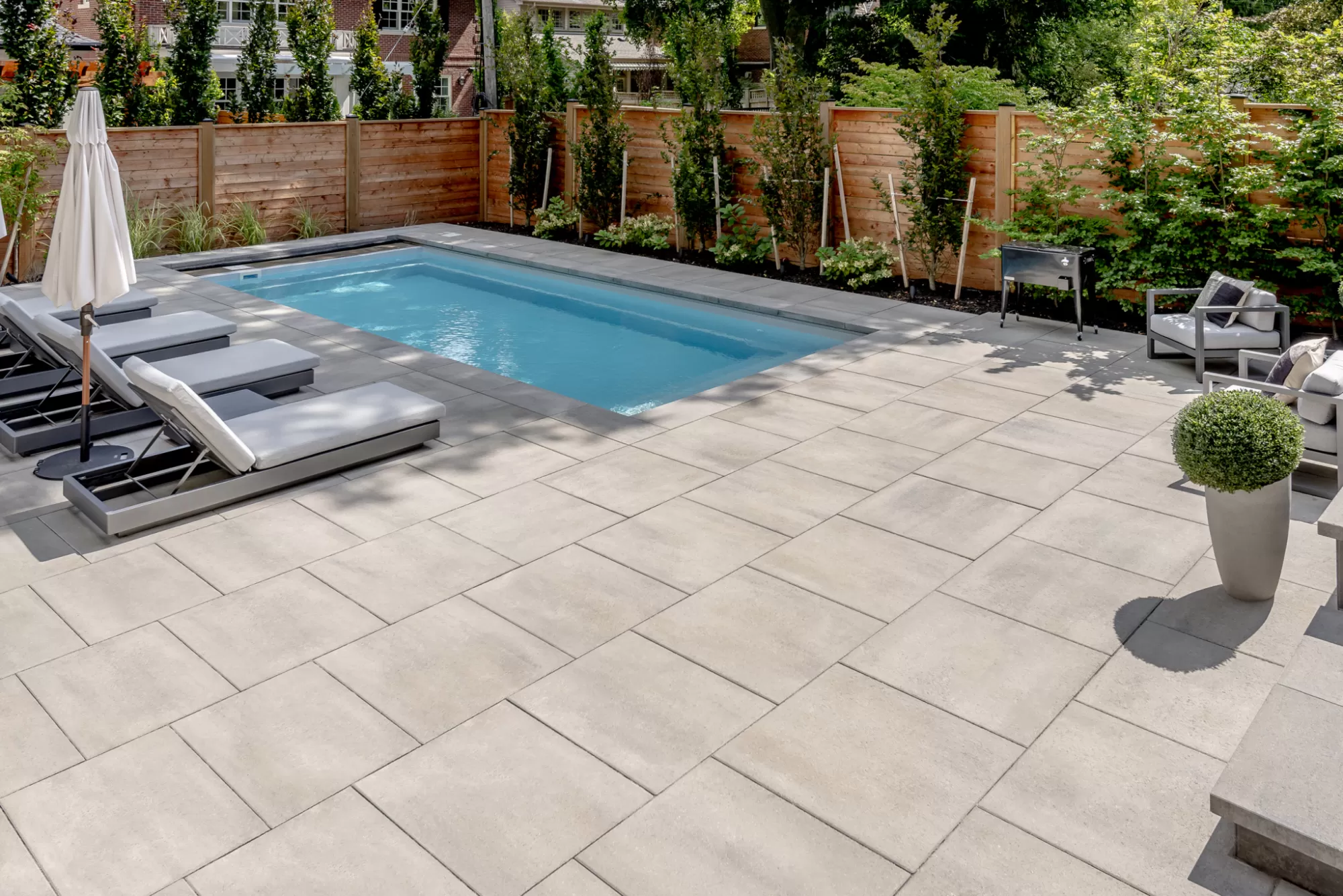 Rinox dalle slab Proma Quadra Sky Grey gris ciel