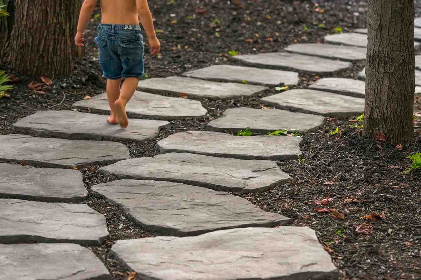 Japanese Path Stone - Marble Grey