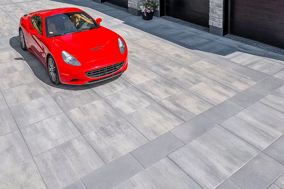 Proma Quadra pave paver Charbon cendre Ash Charcoal Rinox